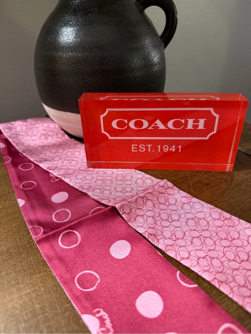Coach Reversible Scarf (NWT)